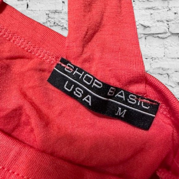 Coral Criss Cross Back Tunic Top  4050  NWT Boutique - Picture 9 of 10